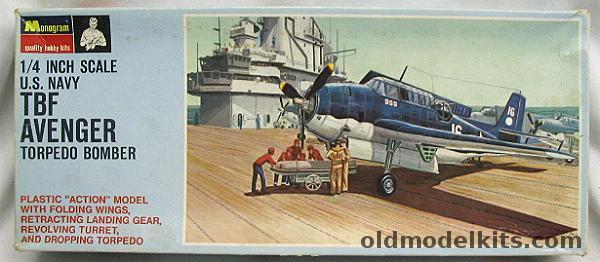 Monogram 1/48 Grumman TBF Avenger - Blue Box Issue, PA31-150 plastic model kit